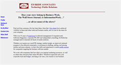Desktop Screenshot of edbride-pr.com